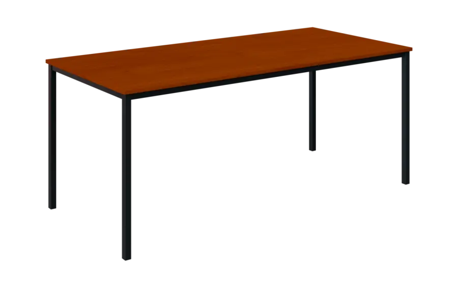 JPT 180 Jídelní stůl 1800 x 800 mm, deska třešeň šumavská / podnož černá